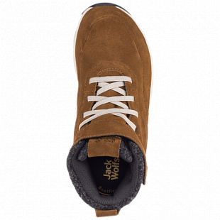 Ботинки детские Jack Wolfskin City Bug Texapore Mid K desert brown / champagne