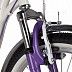 Велосипед Novatrack 20" Butterfly (2020) сталь white/purple