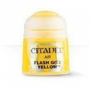 Краска для миниатюр Games Workshop Warhammer Airbrush: Flash Gitz Yellow 12ML 28-20