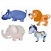 Пазл-Baby Trefl Африканские животные 4 шт 36012 Пазл-Baby Trefl Африканские животные 4 шт 36012