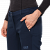 Брюки женские Jack Wolfskin Zenon Softshell Pants Women midnight blue