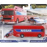 Машинка Hot Wheels Premium Team Transport Euro Hauler & '94 Nissan 300ZX GTS (FLF56 HRV44)