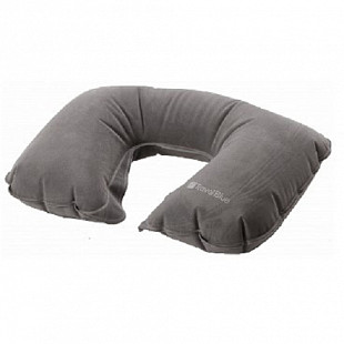 Подушка надувная под шею BestWay Flocked Air Neck Rest 67006 37х24х10gray