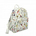 Рюкзак городской Ors Oro ORS-0108 /4 flowers/white