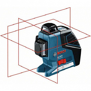 Нивелир лазерный Bosch GLL 3-80 P (проекция: 3 плоскости 360°, до 80 м, +/- 16 мм резьба 1/4, 5/8) 060106330B