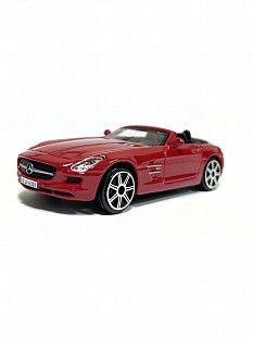 Машинка Bburago 1:43 Mercedes-Benz SLS AMG Roadster (18-30000/18-30241) red