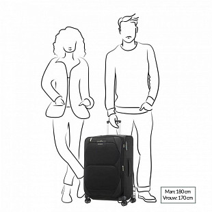 Чемодан Samsonite Dynamore 78см CH4*09 006 black