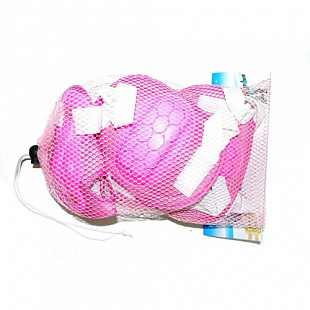 Роликовая защита Zez Sport 1527M-1 Pink