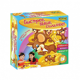 Настольная семейная игра Bondibon Быстрее, выше, сильнее! Ф71777