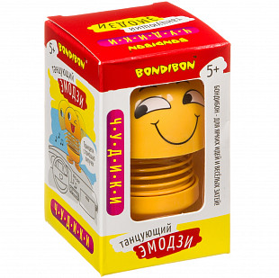 Игрушка Bondibon Чудики Танцующий на пружинке Эмодзи-хитрая улыбка ВВ4132