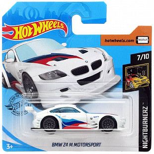 Машинка Hot Wheels Базовой коллекции BMW Z4 M Motorsportr 172/250 (5785 GHD16) mainline 2020