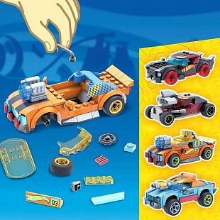 Набор Mega Construx Hot Wheels Кастомайзер машинок (GVM13)