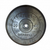 Диск обрезиненный Atlet MB-AtletB26-20