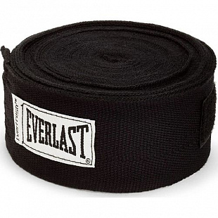 Бинт боксерский Everlast 4465BK 2,5 м Black