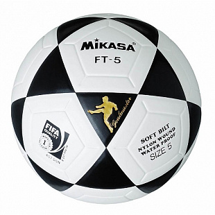 Мяч футбольный Mikasa FT-5 №5 FIFA White/Black