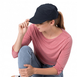 Кепка женская Jack Wolfskin Supplex Kalahari Cap Women midnight blue 1908411-1910