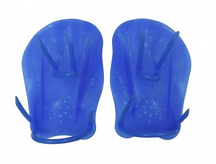 Лопатки для плавания силикон blue