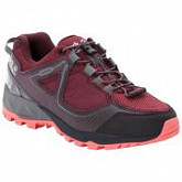 Водонепроницаемые кроссовки женские Jack Wolfskin Cascade Hike Xt Texapore Low W burgundy / pink