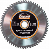 Диск пильный Gepard 255х32/3 см 60 зубьев GP0904-60