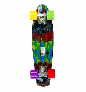 Penny board (пенни борд) Maxcity Plastic Board Smash small multicolor