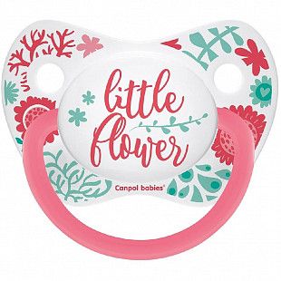 Пустышка Canpol babies Wild Nature Силиконовая Симметричная 6-18 мес. (23/289_cor) coral
