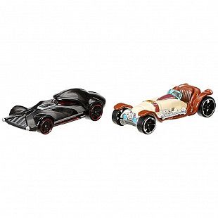 Набор машинок Hot Wheels Звездные войны Дарт Вейдер и Оби-Ван Кеноби (CGX02)