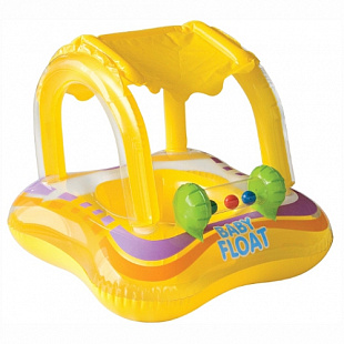 Надувные водные ходунки с тентом Intex Baby Float 56581NP