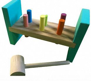 Игрушка развивающая Pinocchio Молоточек деревянная  WOOD16