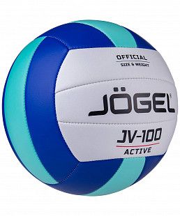 Мяч волейбольный Jogel JV-100 blue/mint №5