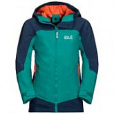 Куртка детская Jack Wolfskin Ropi Jacket Boys green ocean