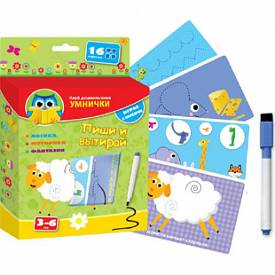 Игра настольная Vladi Toys Пиши и вытирай VT1305-03