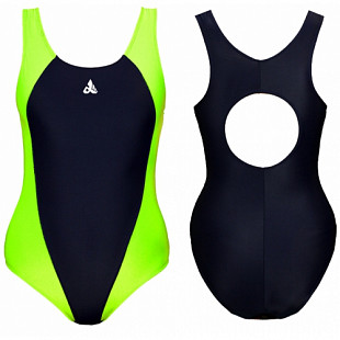 Купальник Alpha Caprice SWF101 black/light green