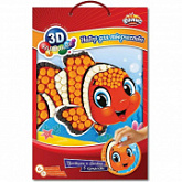 Набор для детского творчества Dalis Раскраска из пластилина Рыбка-клоун МС-308