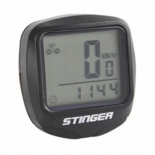 Велокомпьютер Stinger 15 функций проводной Х53938