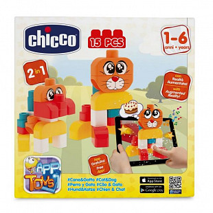 Строительные блоки Chicco Кошка и Собака 00002306000000