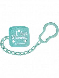 Клипса-держатель для пустышки Canpol babies I Love Mummy (2/434) green