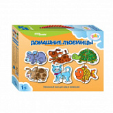 Напольный пазл-мозаика Step Puzzle Домашние любимцы Baby Step 70109