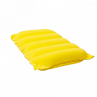 Надувная подушка BestWay Flocked Air Travel Pillow 67485 yellow