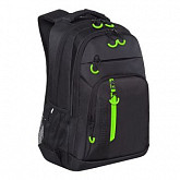 Рюкзак GRIZZLY RU-136-4 /3 black/light green