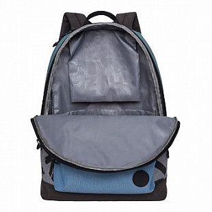 Городской рюкзак GRIZZLY RX-022-1 /1 grey/green/jeans