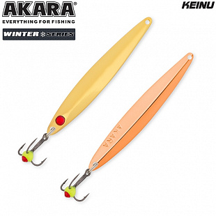 Блесна зимняя Akara Ice Keinu 75 Go/Cu тройник на цепочке AI-KEI-75-C-GO/CU