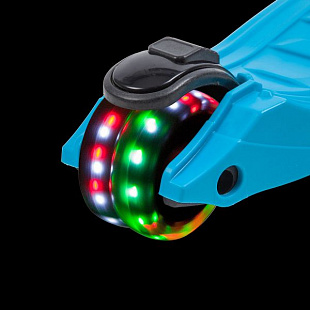 Самокат-кикборд Novatrack RainBow 120W.RAINBOW.BL9 Blue