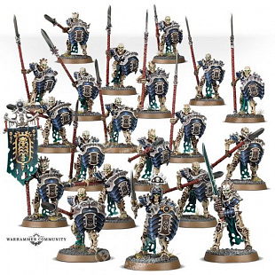 Миниатюры Games Workshop Warhammer Blood Bowl Ossiarch Bonereapers Mortek Guard 94-25