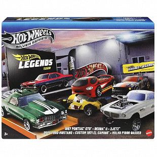 Игровой набор Hot Wheels Silver Series 1:64 Legends 2025 (JBY78)