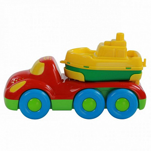 Автомобиль для перевозки кораблика Полесье Дружок 48370