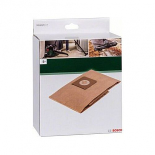 Пять бумажных мешков Bosch для UniversalVac 15 2609256F32