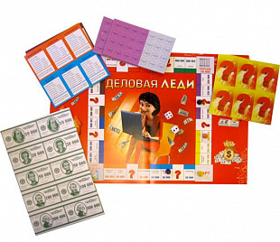 Экономическая игра Рыжий Кот Играем в деньги Деловая леди ИН-1730