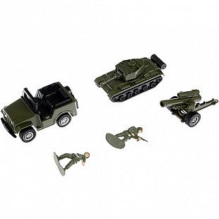 Набор YAKO армия с инерциальным танком и джипом М6398