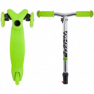 Самокат-кикборд Novatrack Disco-kids Basic 120H.DISCOKIDS.GN20 green