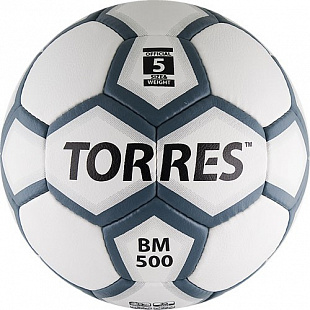 Мяч футбольный Torres BM 500 F30635 white/grey/silver
